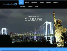 Tablet Screenshot of claraphi.com